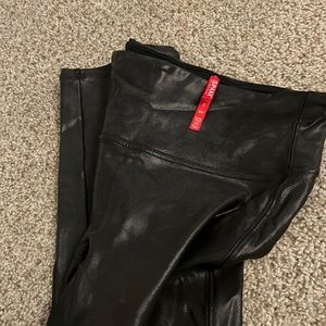 SPANX faux leather leggings